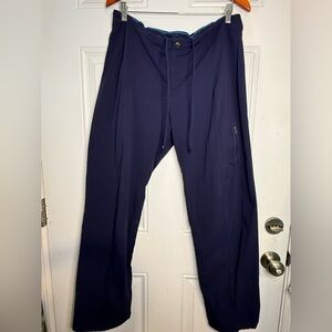 Columbia Blue Sweatpants with Relaxed Fit and Solid Color